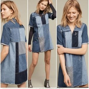 Anthropologie holding horses patch dress